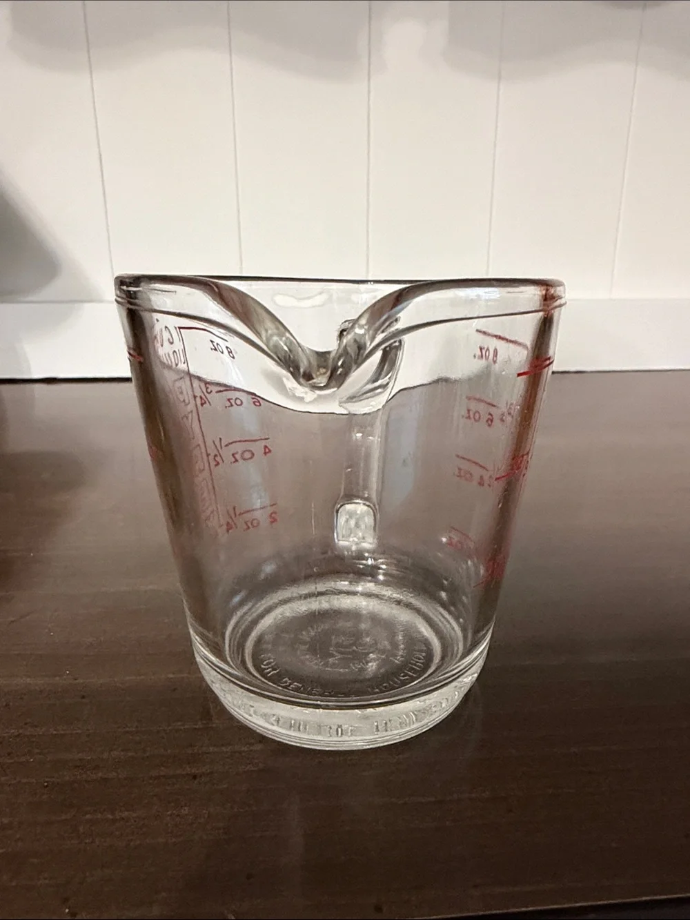 Vintage Pyrex 1 Cup Glass Measuring Cup